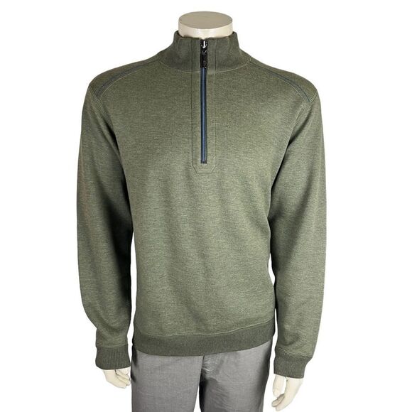 Tommy Bahama Flipshore 1/2 Zip Reversible Sweatshirt Excellent Condition XL - Picture 8 of 11